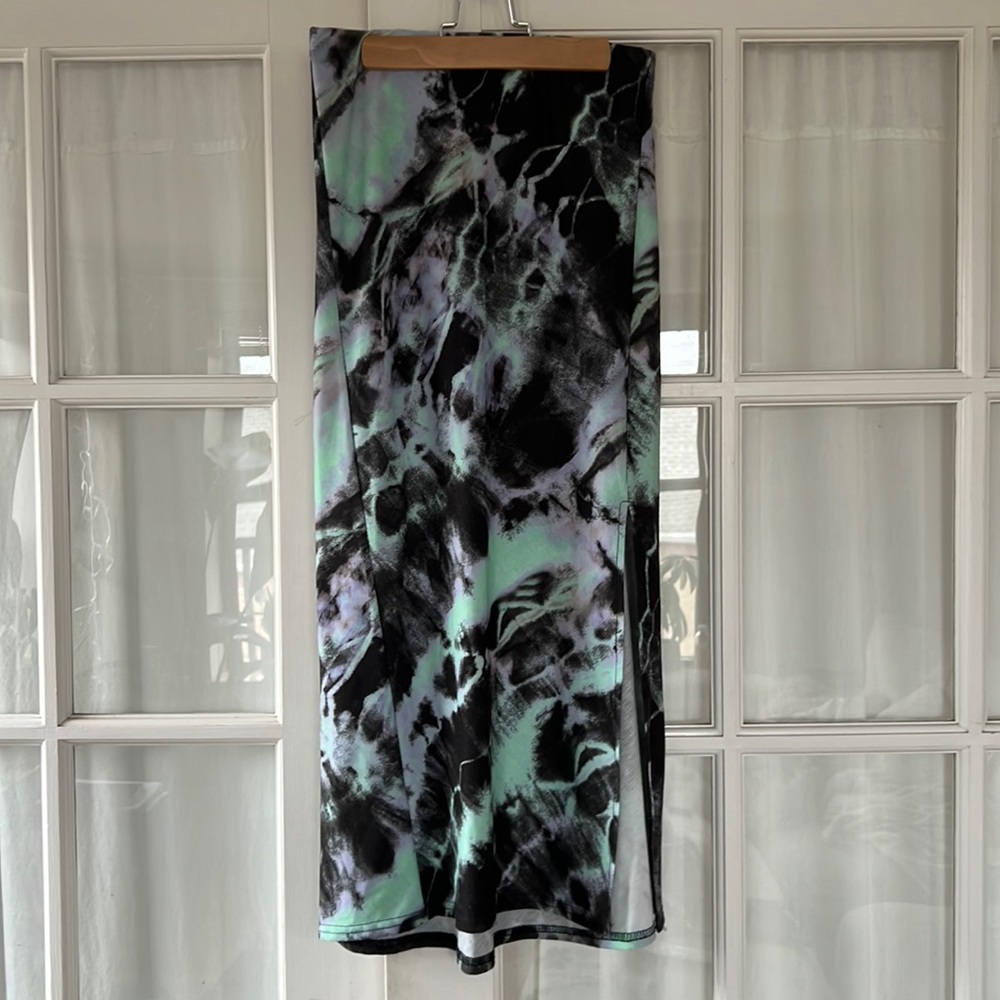 Tie dye midi skirt. Asos size 6 - Picture 1 of 3
